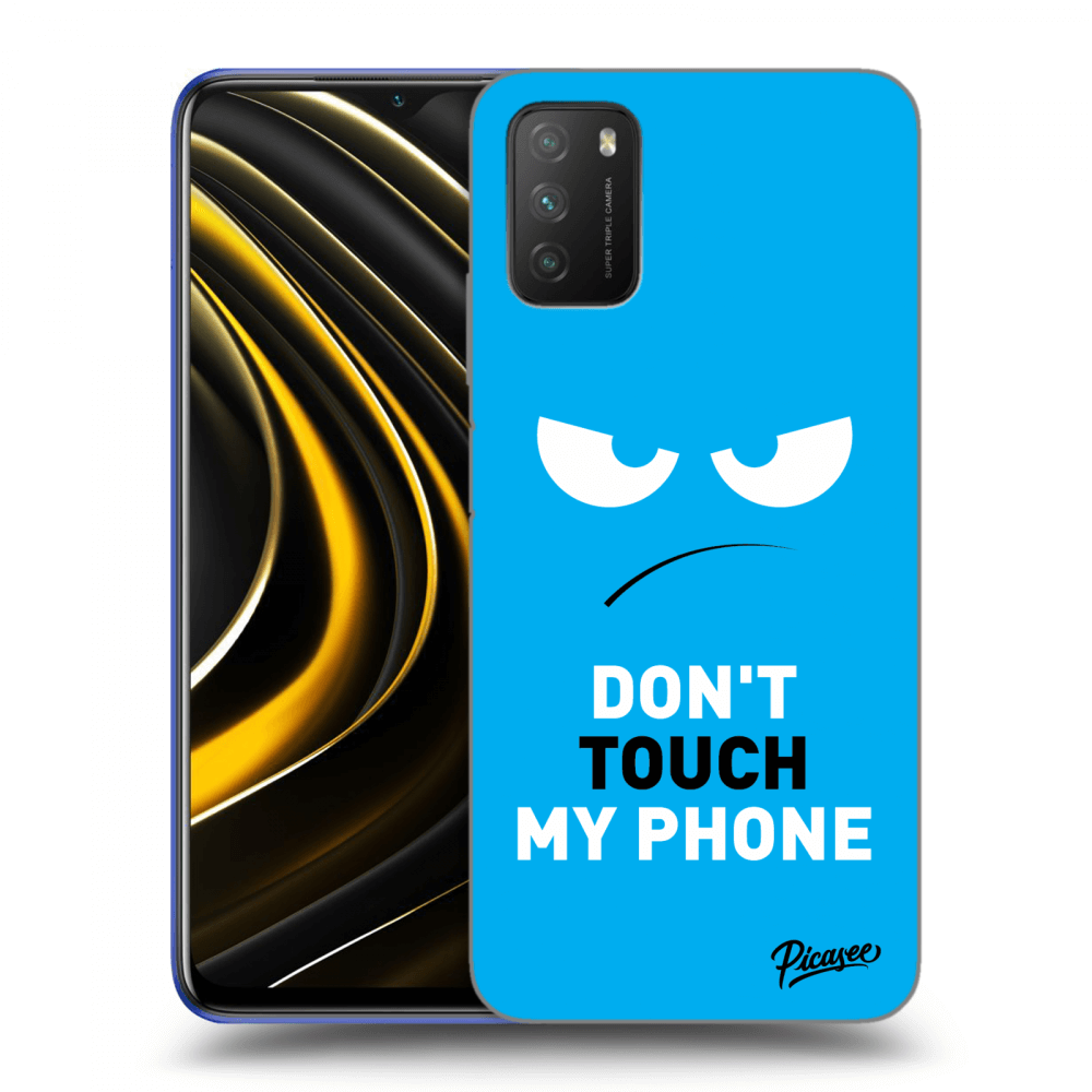 Picasee ULTIMATE CASE pentru Xiaomi Poco M3 - Angry Eyes - Blue