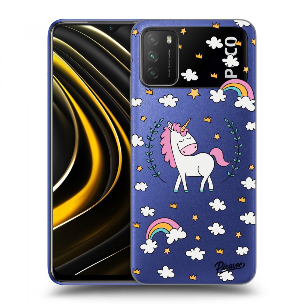 Picasee husă transparentă din silicon pentru Xiaomi Poco M3 - Unicorn star heaven