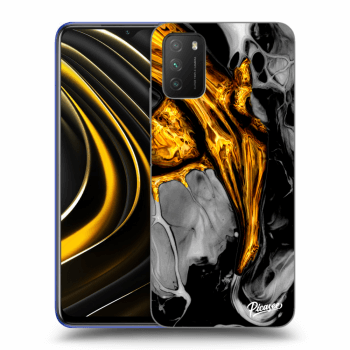 Husă pentru Xiaomi Poco M3 - Black Gold