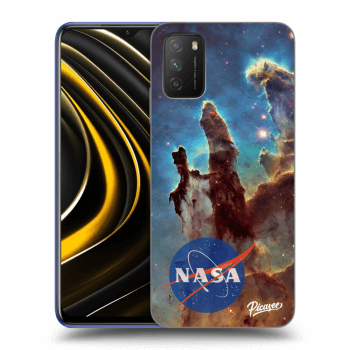 Picasee husă neagră din silicon pentru Xiaomi Poco M3 - Eagle Nebula