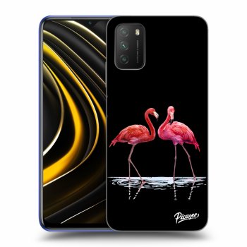 Husă pentru Xiaomi Poco M3 - Flamingos couple