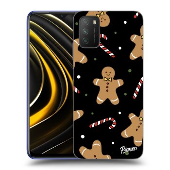 Picasee husă neagră din silicon pentru Xiaomi Poco M3 - Gingerbread