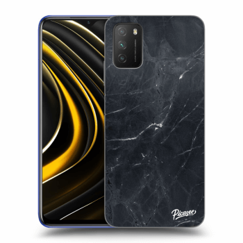 Husă pentru Xiaomi Poco M3 - Black marble
