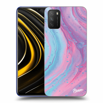 Husă pentru Xiaomi Poco M3 - Pink liquid