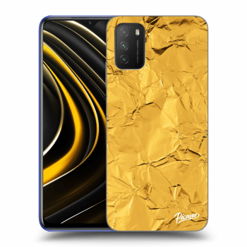 Picasee husă neagră din silicon pentru Xiaomi Poco M3 - Gold