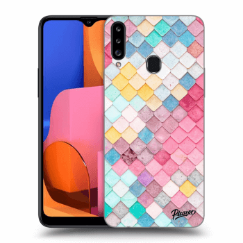 Husă pentru Samsung Galaxy A20s - Colorful roof