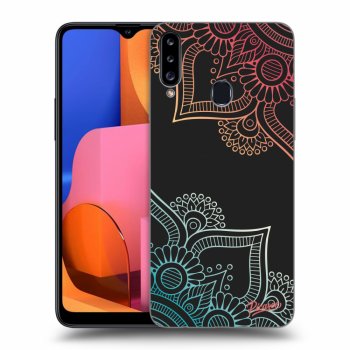 Husă pentru Samsung Galaxy A20s - Flowers pattern