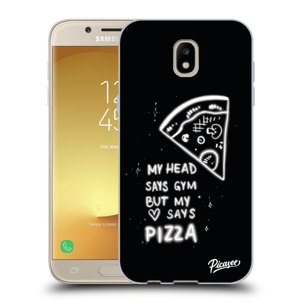 Picasee husă neagră din silicon pentru Samsung Galaxy J5 2017 J530F - Pizza