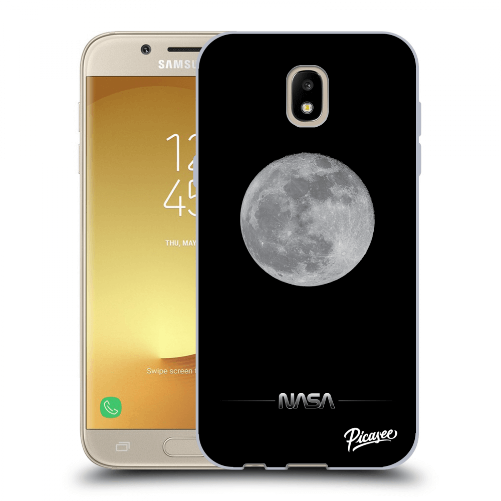 Picasee husă neagră din silicon pentru Samsung Galaxy J5 2017 J530F - Moon Minimal