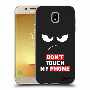 Picasee husă neagră din silicon pentru Samsung Galaxy J5 2017 J530F - Angry Eyes - Transparent
