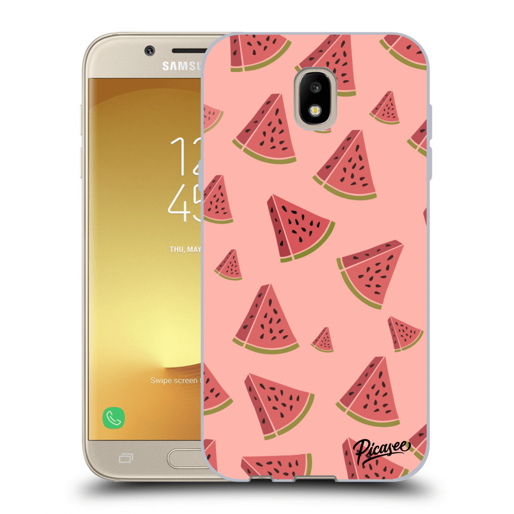 Picasee husă neagră din silicon pentru Samsung Galaxy J5 2017 J530F - Watermelon
