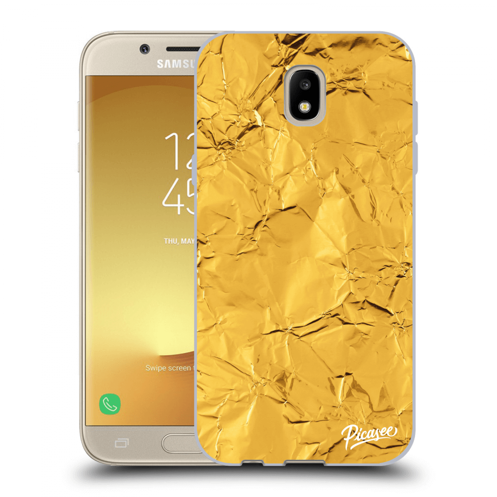Picasee husă neagră din silicon pentru Samsung Galaxy J5 2017 J530F - Gold