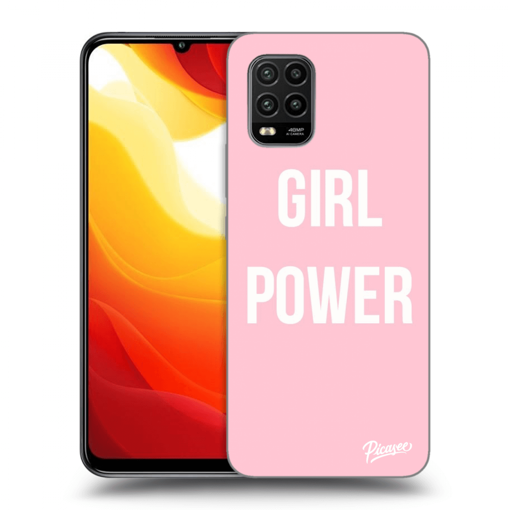 Picasee husă neagră din silicon pentru Xiaomi Mi 10 Lite - Girl power