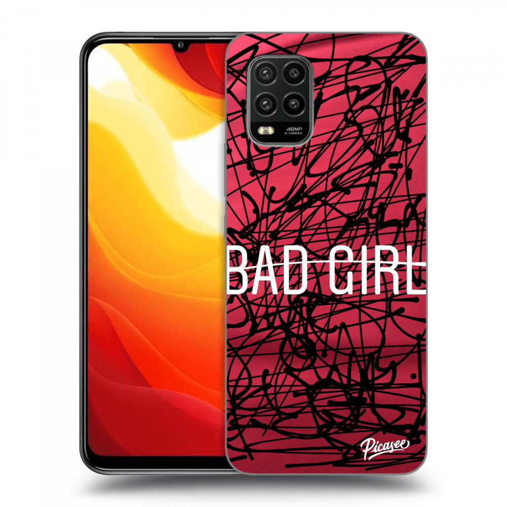 Picasee husă neagră din silicon pentru Xiaomi Mi 10 Lite - Bad girl