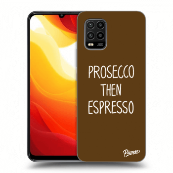 Picasee husă neagră din silicon pentru Xiaomi Mi 10 Lite - Prosecco then espresso