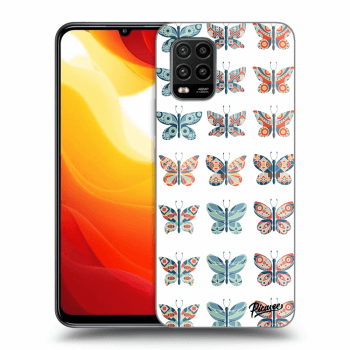 Picasee husă neagră din silicon pentru Xiaomi Mi 10 Lite - Butterflies