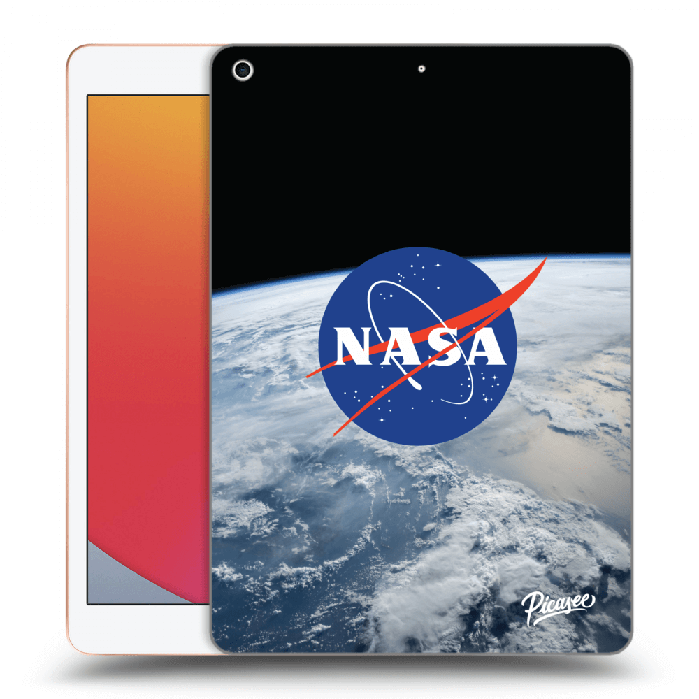 Picasee husă neagră din silicon pentru Apple iPad 10.2" 2020 (8. gen) - Nasa Earth