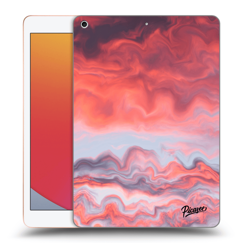 Picasee husă neagră din silicon pentru Apple iPad 10.2" 2020 (8. gen) - Sunset