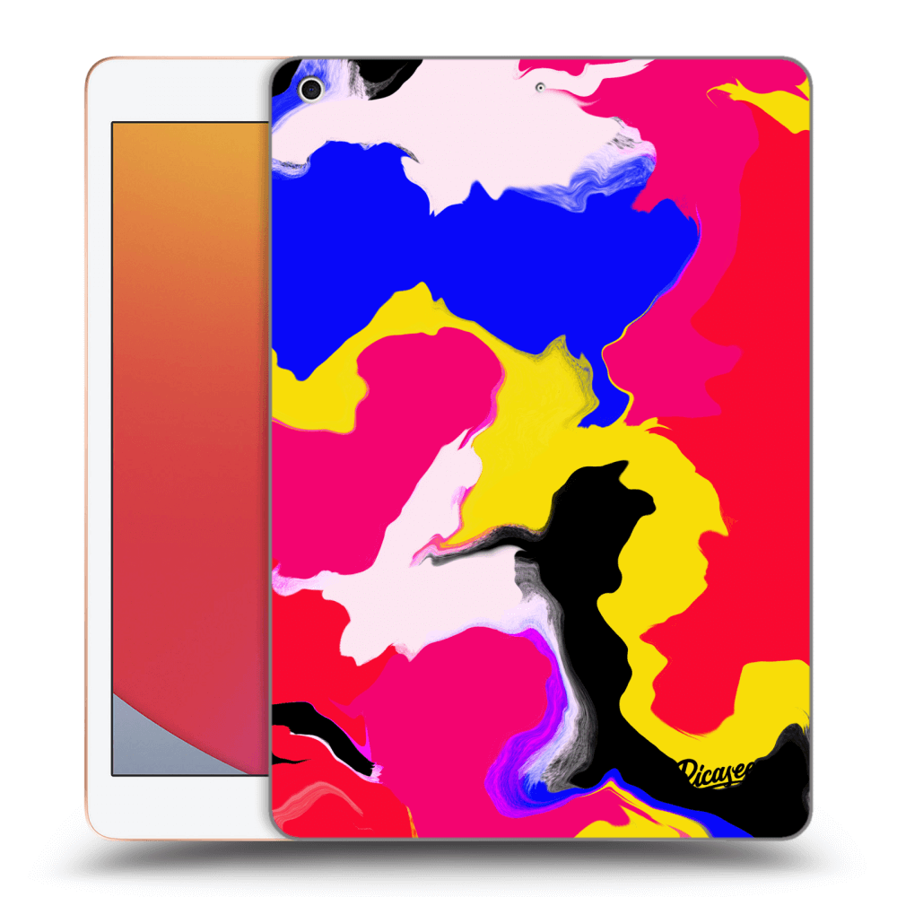 Picasee husă transparentă din silicon pentru Apple iPad 10.2" 2020 (8. gen) - Watercolor