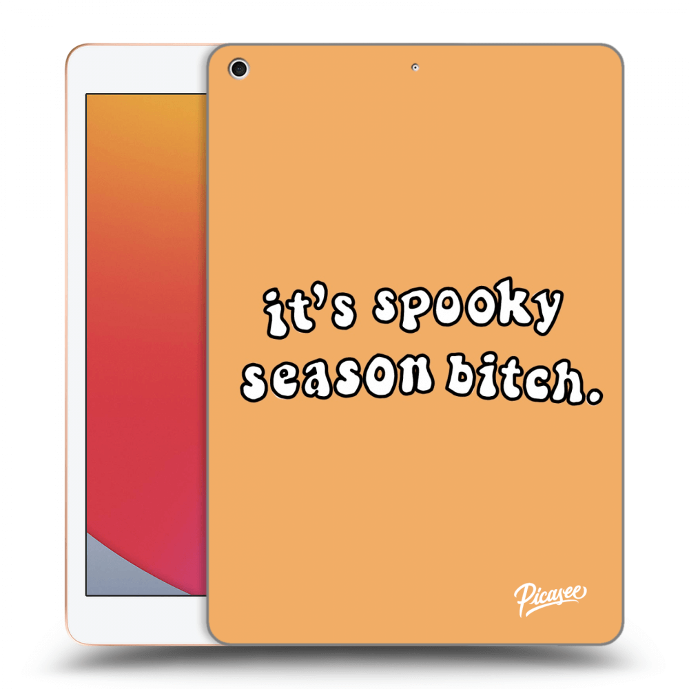 Picasee husă transparentă din silicon pentru Apple iPad 10.2" 2020 (8. gen) - Spooky season