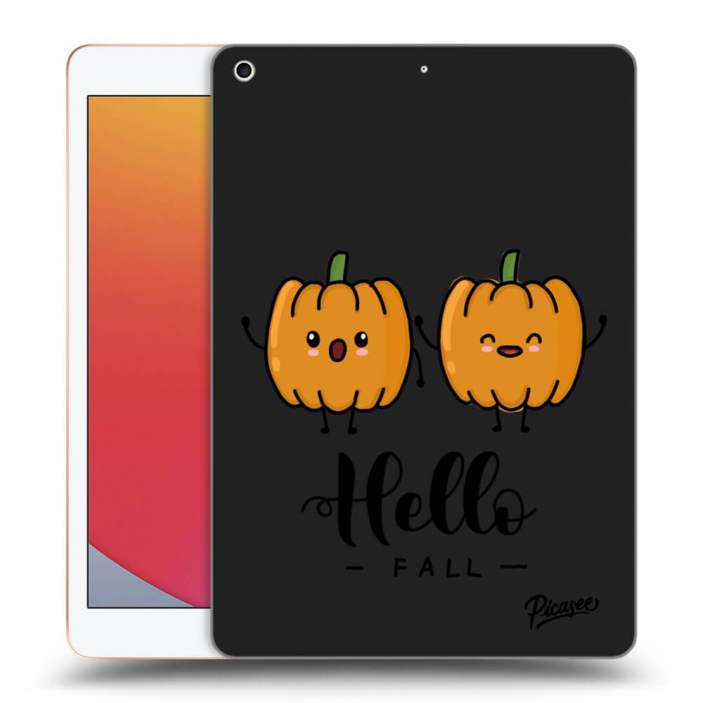 Picasee husă neagră din silicon pentru Apple iPad 10.2" 2020 (8. gen) - Hallo Fall