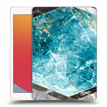 Husă pentru Apple iPad 10.2" 2020 (8. gen) - Blue geometry