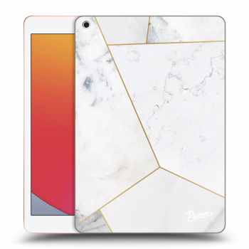 Husă pentru Apple iPad 10.2" 2020 (8. gen) - White tile