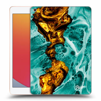 Picasee husă transparentă din silicon pentru Apple iPad 10.2" 2020 (8. gen) - Goldsky