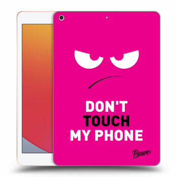 Husă pentru Apple iPad 10.2" 2020 (8. gen) - Angry Eyes - Pink