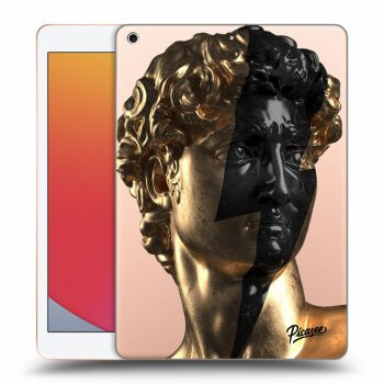 Picasee husă transparentă din silicon pentru Apple iPad 10.2" 2020 (8. gen) - Wildfire - Gold