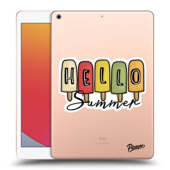 Picasee husă transparentă din silicon pentru Apple iPad 10.2" 2020 (8. gen) - Ice Cream