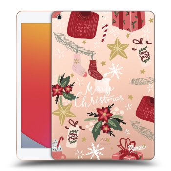 Picasee husă transparentă din silicon pentru Apple iPad 10.2" 2020 (8. gen) - Christmas