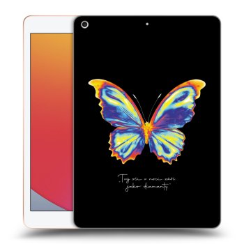 Picasee husă neagră din silicon pentru Apple iPad 10.2" 2020 (8. gen) - Diamanty Black