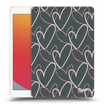 Picasee husă transparentă din silicon pentru Apple iPad 10.2" 2020 (8. gen) - Lots of love
