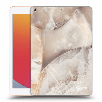 Picasee husă transparentă din silicon pentru Apple iPad 10.2" 2020 (8. gen) - Cream marble