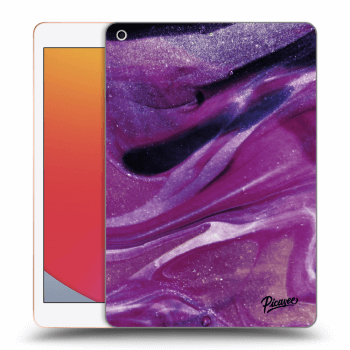 Husă pentru Apple iPad 10.2" 2020 (8. gen) - Purple glitter