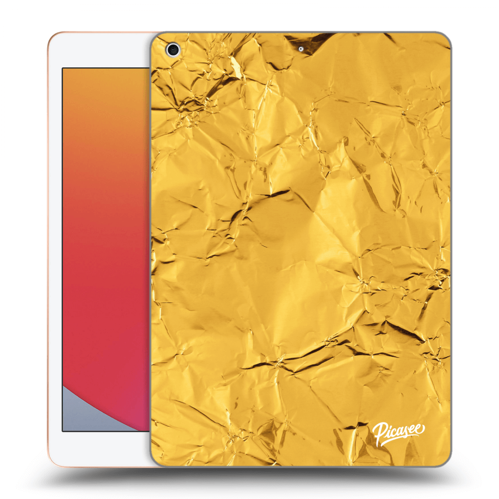 Picasee husă neagră din silicon pentru Apple iPad 10.2" 2020 (8. gen) - Gold