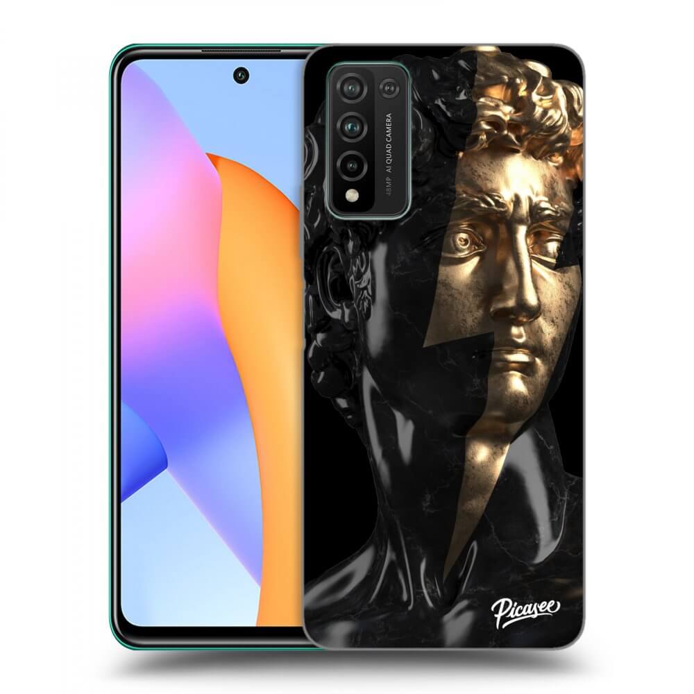 Picasee husă neagră din silicon pentru Honor 10X Lite - Wildfire - Black