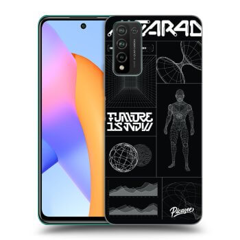 Picasee husă transparentă din silicon pentru Honor 10X Lite - BLACK BODY