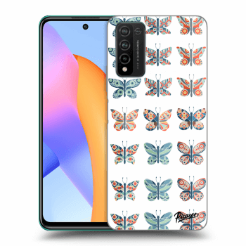 Picasee husă transparentă din silicon pentru Honor 10X Lite - Butterflies
