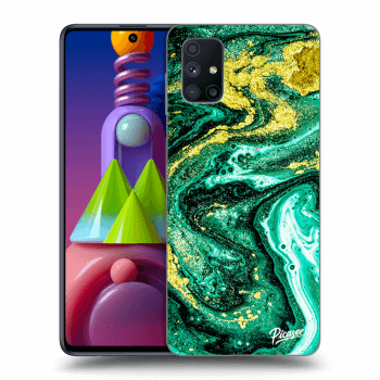 Husă pentru Samsung Galaxy M51 M515F - Green Gold