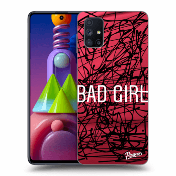Picasee husă neagră din silicon pentru Samsung Galaxy M51 M515F - Bad girl