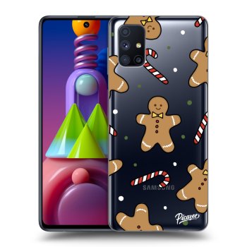Picasee husă transparentă din silicon pentru Samsung Galaxy M51 M515F - Gingerbread