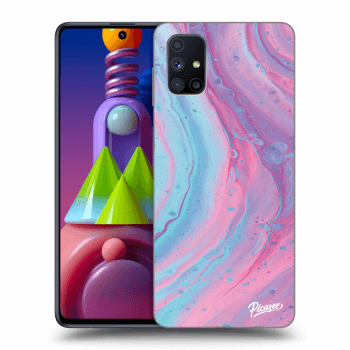 Husă pentru Samsung Galaxy M51 M515F - Pink liquid