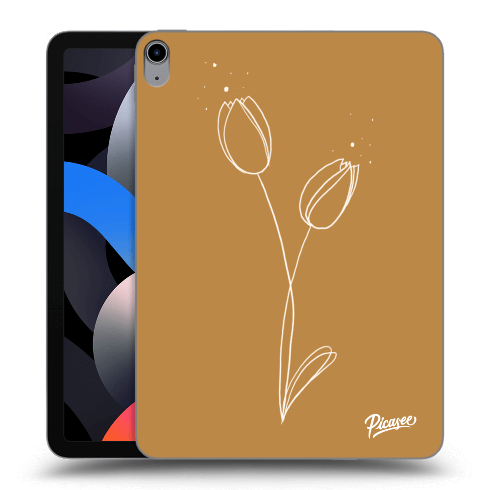Picasee husă transparentă din silicon pentru Apple iPad Air 4 10.9" 2020 - Tulips