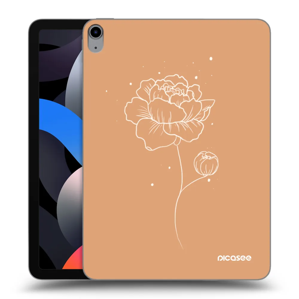Picasee husă transparentă din silicon pentru Apple iPad Air 4 10.9" 2020 - Peonies