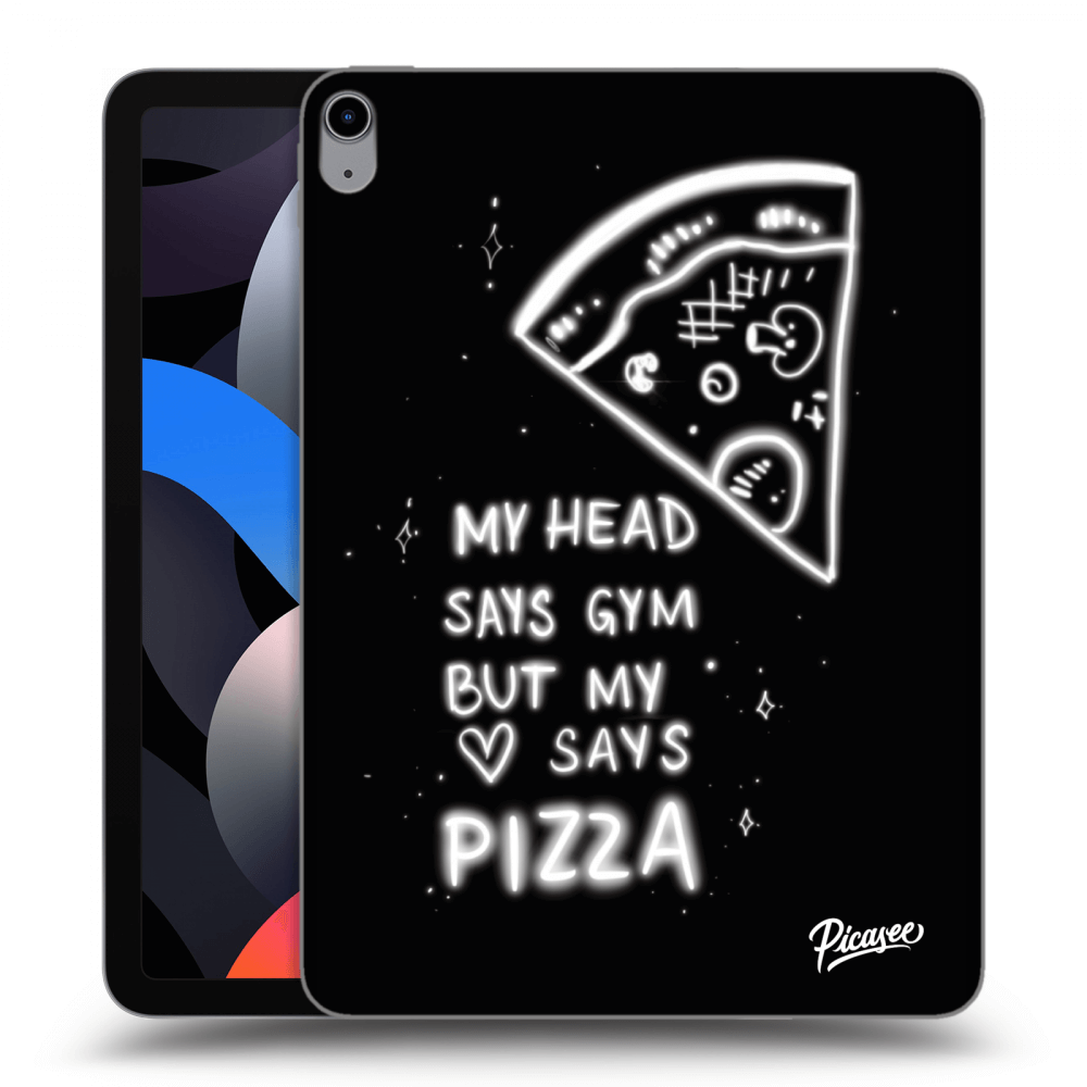 Picasee husă transparentă din silicon pentru Apple iPad Air 4 10.9" 2020 - Pizza
