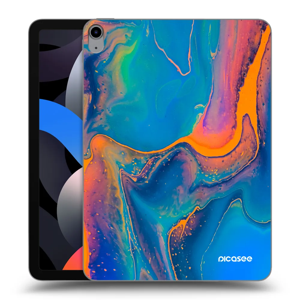 Picasee husă transparentă din silicon pentru Apple iPad Air 4 10.9" 2020 - Rainbow