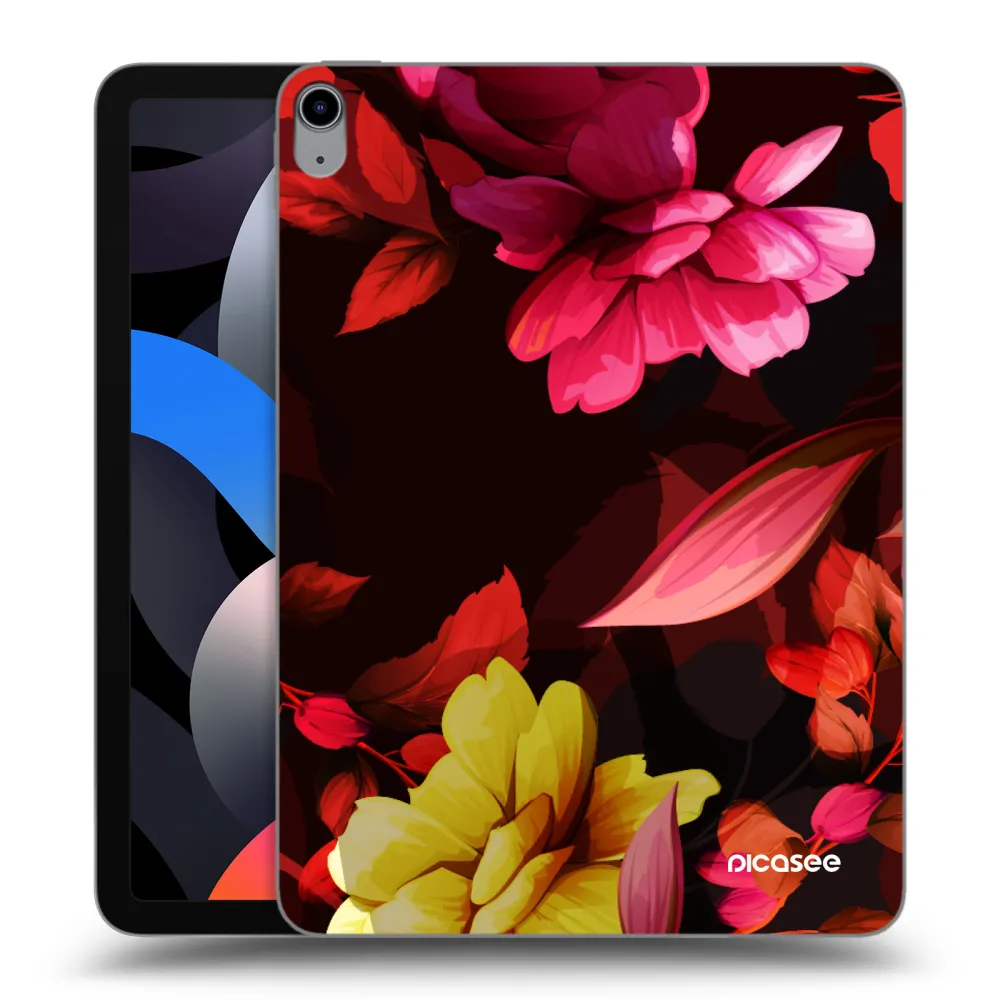 Picasee husă transparentă din silicon pentru Apple iPad Air 4 10.9" 2020 - Dark Peonny
