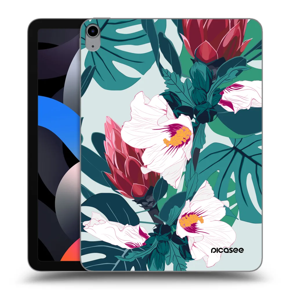 Picasee husă transparentă din silicon pentru Apple iPad Air 4 10.9" 2020 - Rhododendron